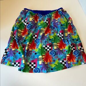 Bolder athletic Skort Tropical print Medium Sparkle Skirt Brand